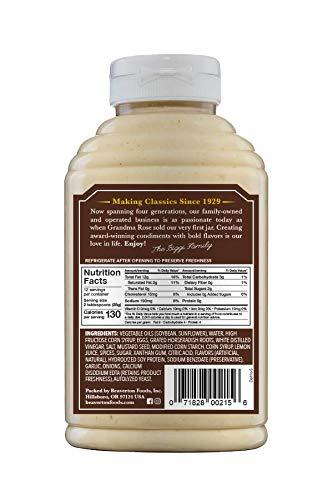 BEAVER Beaver Deli Horseradish Sauce, 12 Ounce Squeeze Bottle (Pack of 6)