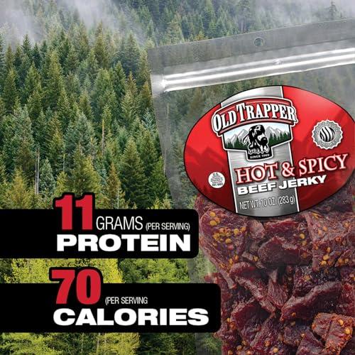 Old Trapper Old Trapper Beef Jerky, Spicy, 10 Ounce