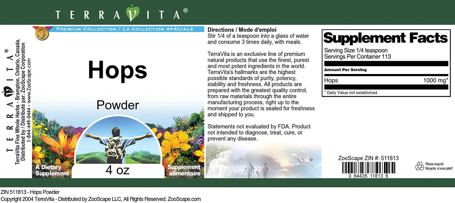 TerraVita Hops Powder (4 oz, ZIN: 511813) - 3 Pack