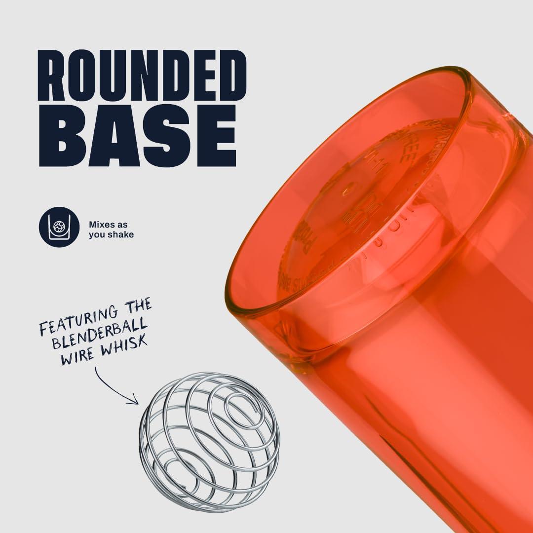 BlenderBottle BlenderBottle Shaker Bottle Pro Series Perfect for Protein Shakes and Pre Workout, 28-Ounce, Full-Color Coral