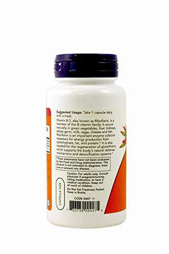 Now Foods NOW Foods Vitamin B-2 100 mg Caps, 2 pk