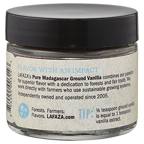 Lafaza Lafaza All Natural Madagascar Bourbon Pure Ground Vanilla Bean Powder, 1oz