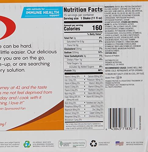 Premier Protein Premier Protein Premier Caramel High Protein Shake, 11 Fl Oz (Pack of 15)