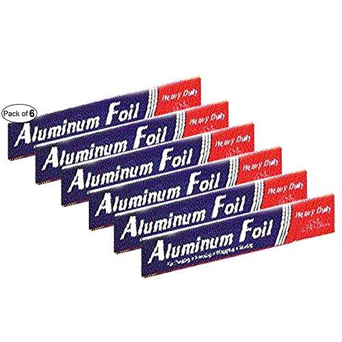 ALUMINUM Aluminum Foil Heavy Duty (25 Sq.Ft.) (Pack of 6)