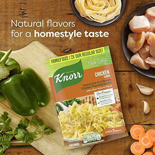 Knorr Knorr Pasta Sides For a Delicious Easy Pasta Meal Chicken Fettuccine No Artificial Flavors Or Preservatives 8.6 oz, 7 Count (Pack of 2)