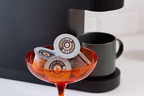 Rapid Fire RapidFire Vita Brew Coffee Pods, 22 Vitamins and Minerals with Biotin, Increase Energy and Focus, Supports Immune System, French Roast Espresso Blend, Sugar Free, 16 Pods