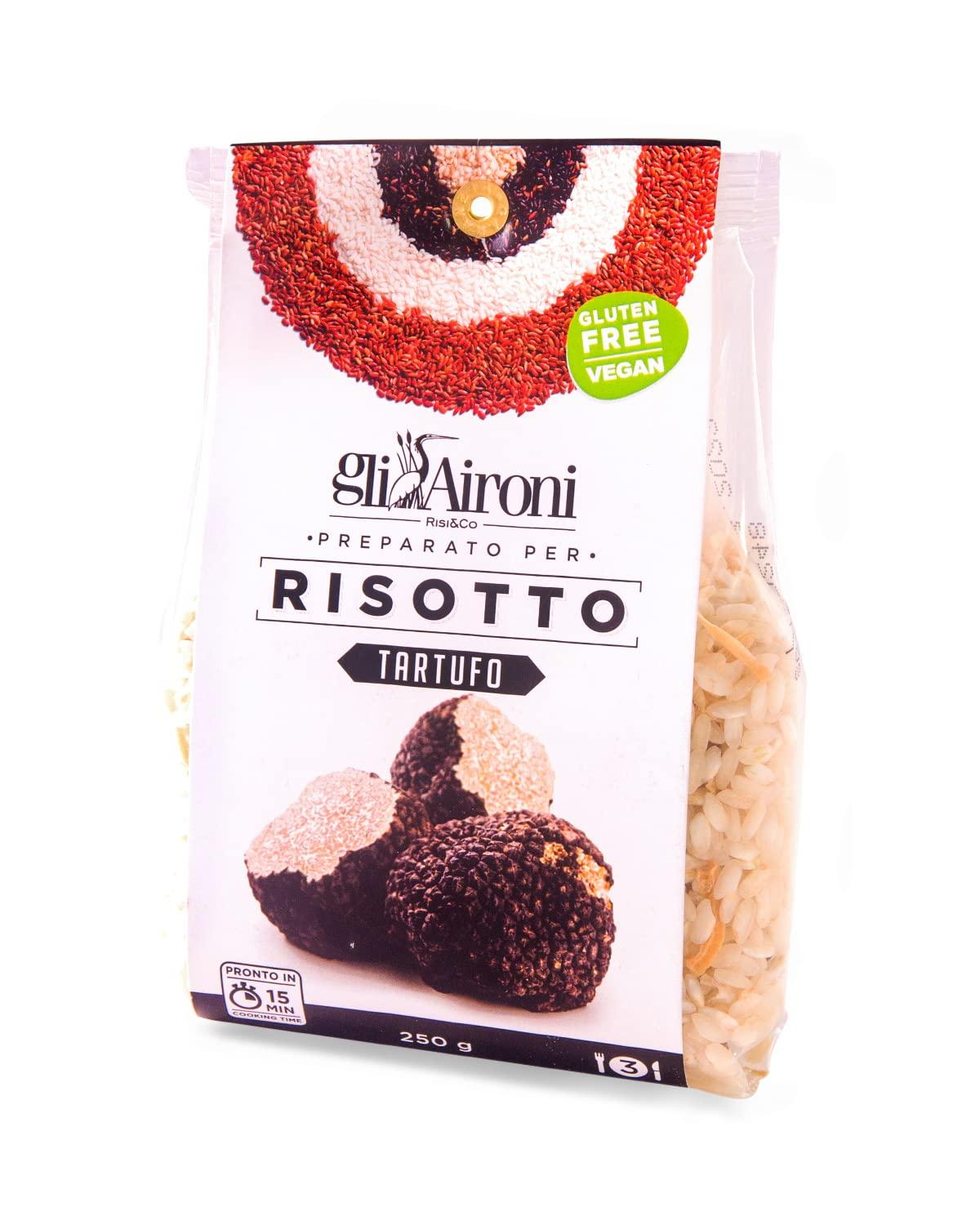 Gli Aironi Gli Aironi. Risotto Mix. Rice with Truffles. 250g (8.82oz)