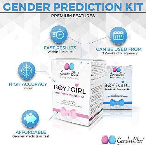 GenderBliss Gender Prediction Test Kit - Early Pregnancy Boy or Girl Gender Reveal Home Test - Non-invasive Safe for Mother and Baby. Find out your babies gender as early as 10 weeks! image-2