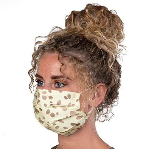 Medi+Sons Supply Medi+Sons Supply Washable 3 Layer Designer Women's Face Mask Covering, Designer Floral and Animal Patterns, 3 Pack