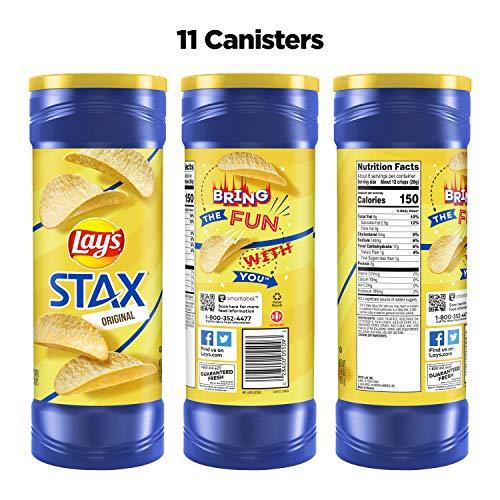 Lay's Stax Lay's Stax Potato Crisps, Original, 5.75 Ounce (Pack of 11)