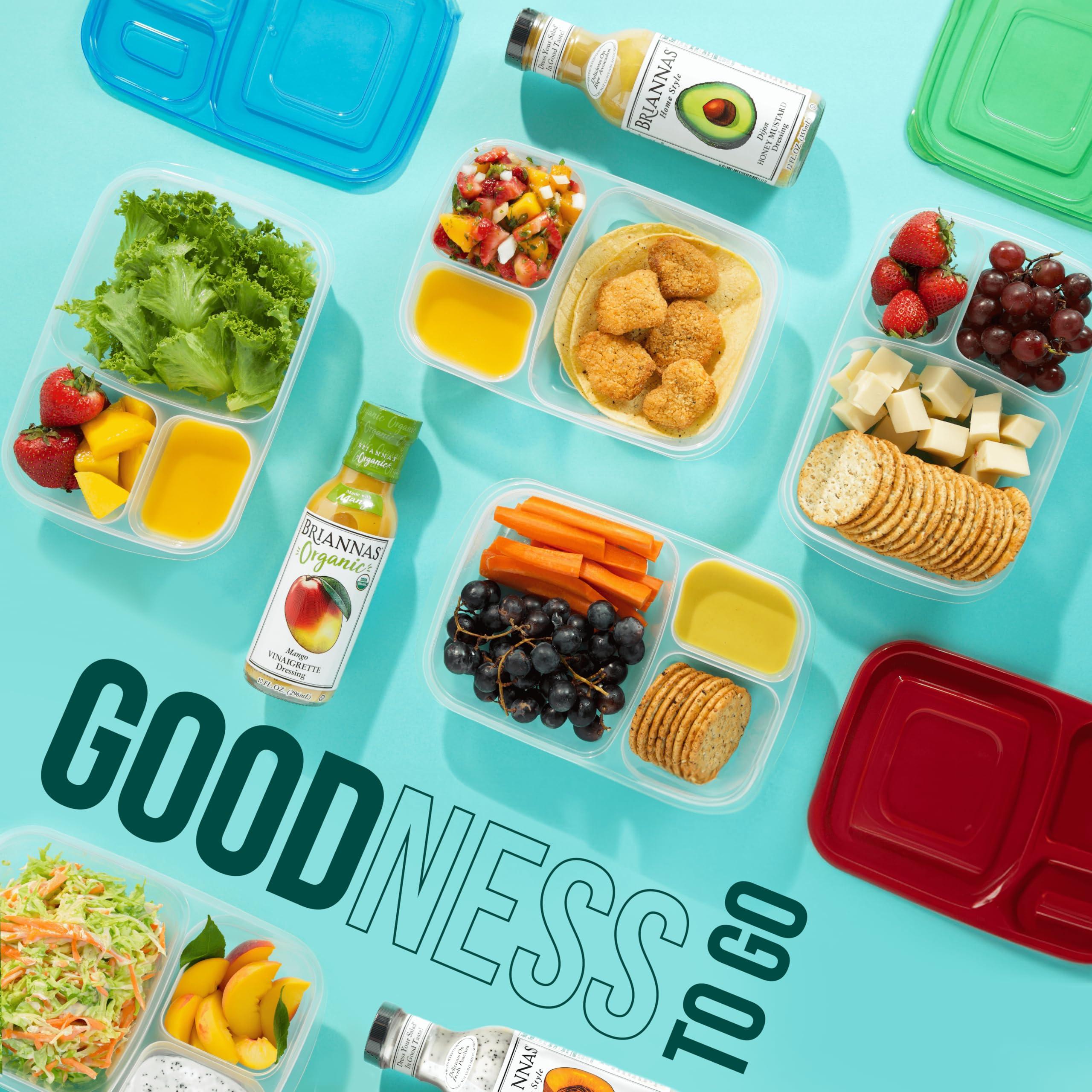 BRIANNAS BRIANNAS - Home Style Creamy Cilantro Lime Dressing Fine Salad Dressing made with Premium Ingredients - Gluten Free, Kosher, & Low Sugar - 12 oz. Bottle