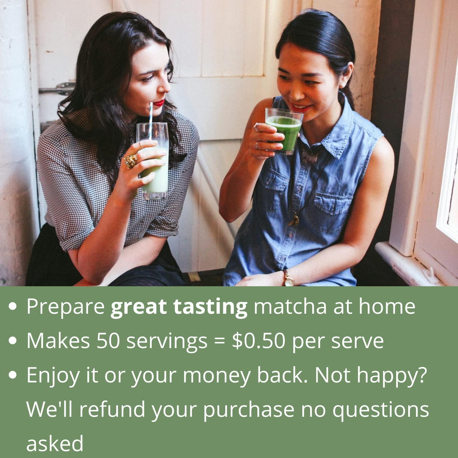 Kenko Tea Matcha Green Kenko Matcha Green Tea Powder [USDA Organic] Culinary Grade Matcha Powder for Lattes, Smoothies and Baking [100g Bag = 50 Servings]