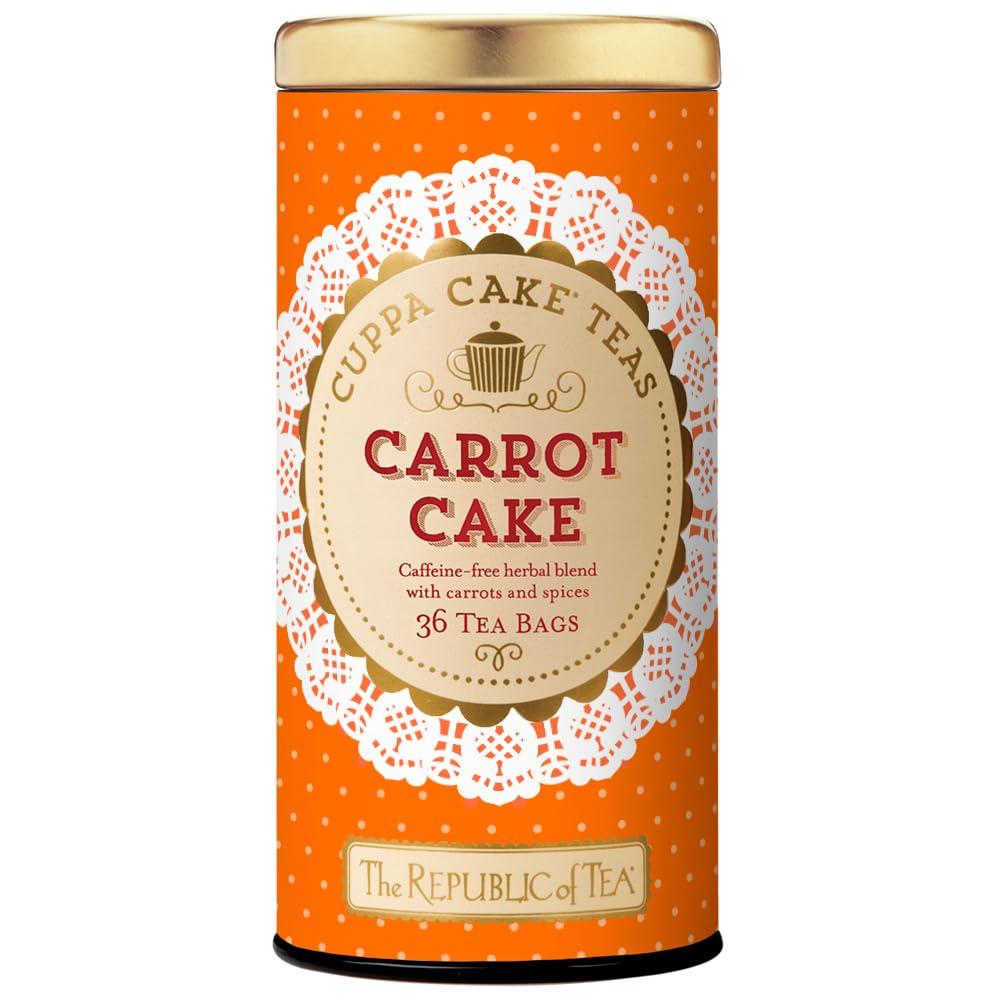 The Republic of Tea The Republic of Tea — Carrot Cake Cuppa Cake Tea, 36 Tea Bags, Caffeine-Free