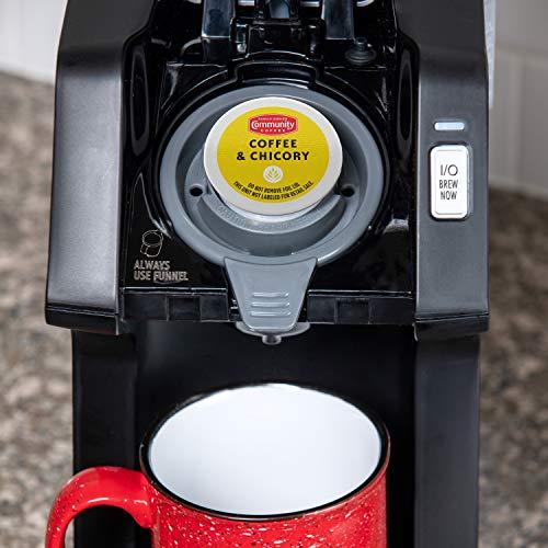 Community Coffee Community Coffee Coffee & Chicory Medium Dark Roast Single Serve K-Cup Compatible Coffee Pods, Box of 24 Pods (Pack of 4)