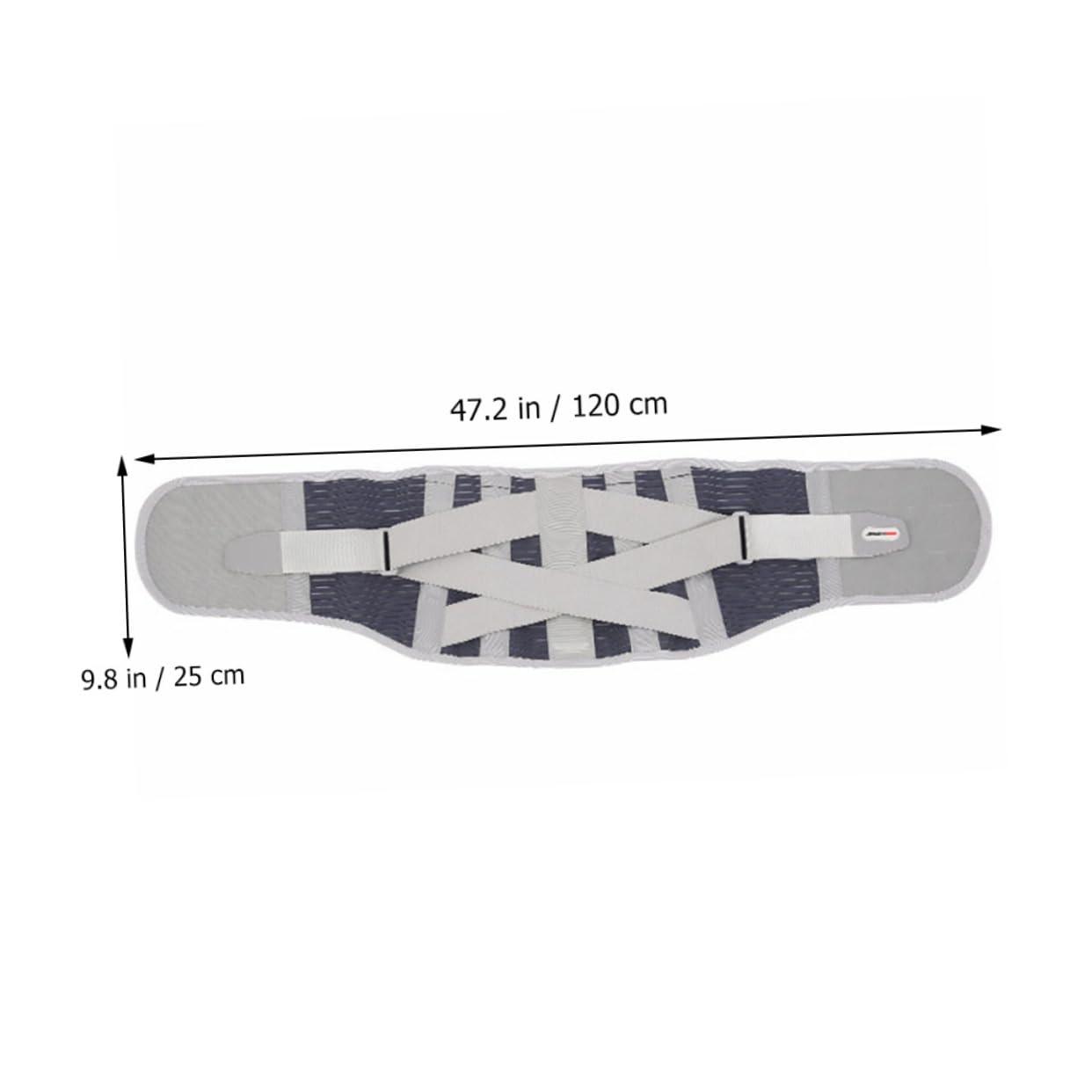 Healifty Waist Support Heated Brace Back Pad Heated Waist Belt Lumbar Support Brace Band Duty Belt Belt Compact Heating Brace Pure Cotton Work Cushion