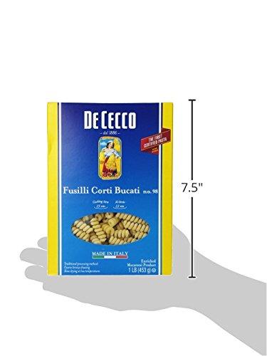 De Cecco De Cecco Pasta, Fusilli Corti Bucati, 1 Pound (Pack of 5)