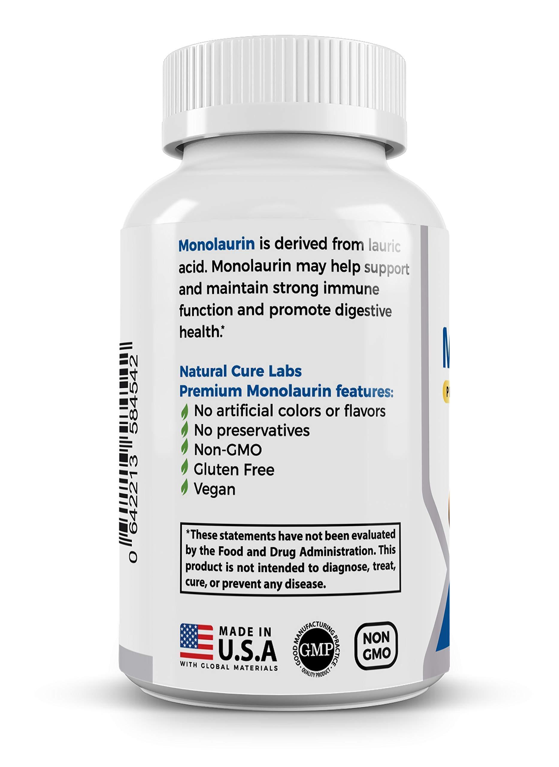 Natural Cure Labs Natural Cure Labs Bundle: Premium Monolaurin 600mg + Immune Support