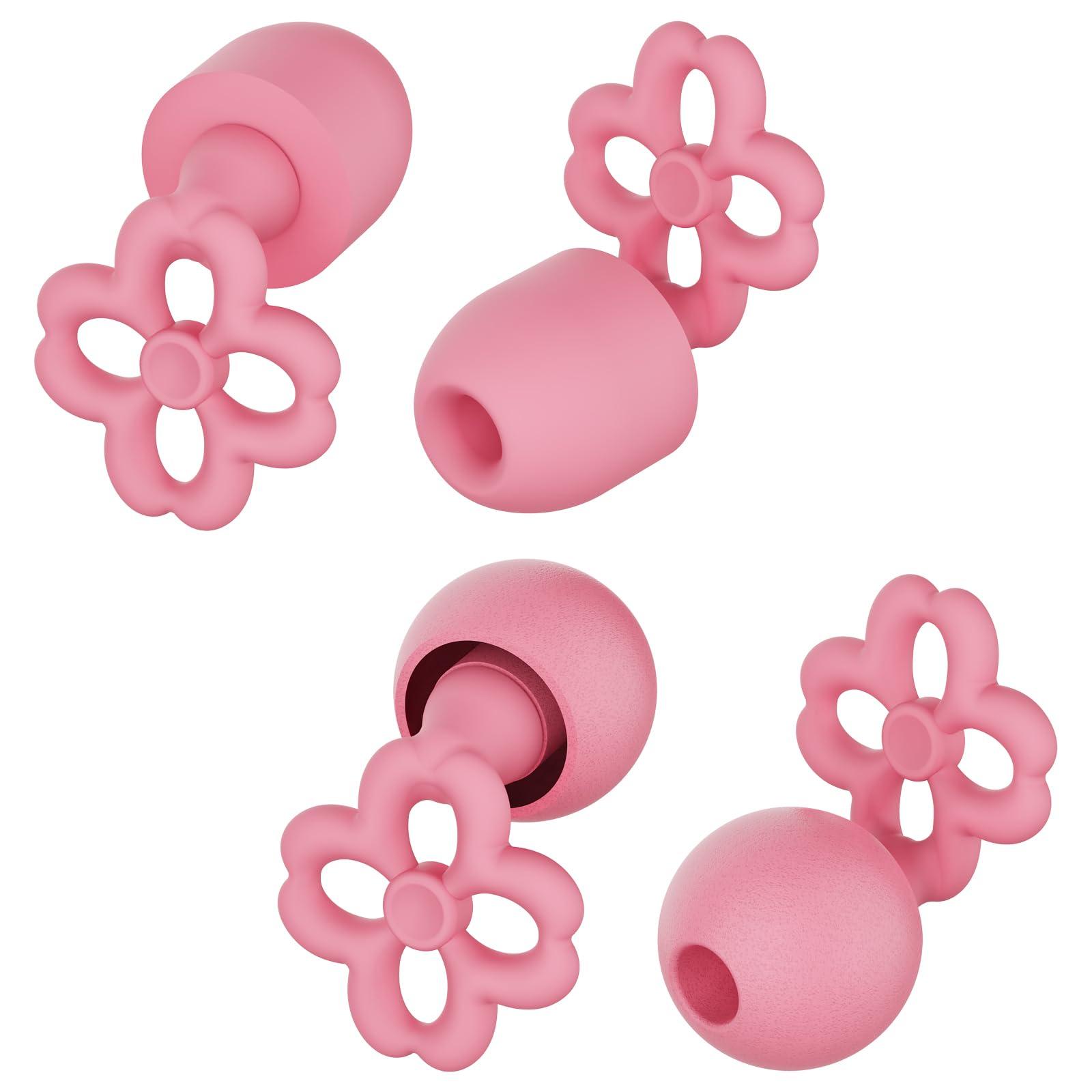 Promise Promise CloverTunes Ear Plugs for Noise Reduction,Super Soft, Reusable Hearing Protection for Concerts & Festivals, Live Events, Musicians, Sports, DJs and Nightlife,Sleep, Tinnitus Relief(Pink)