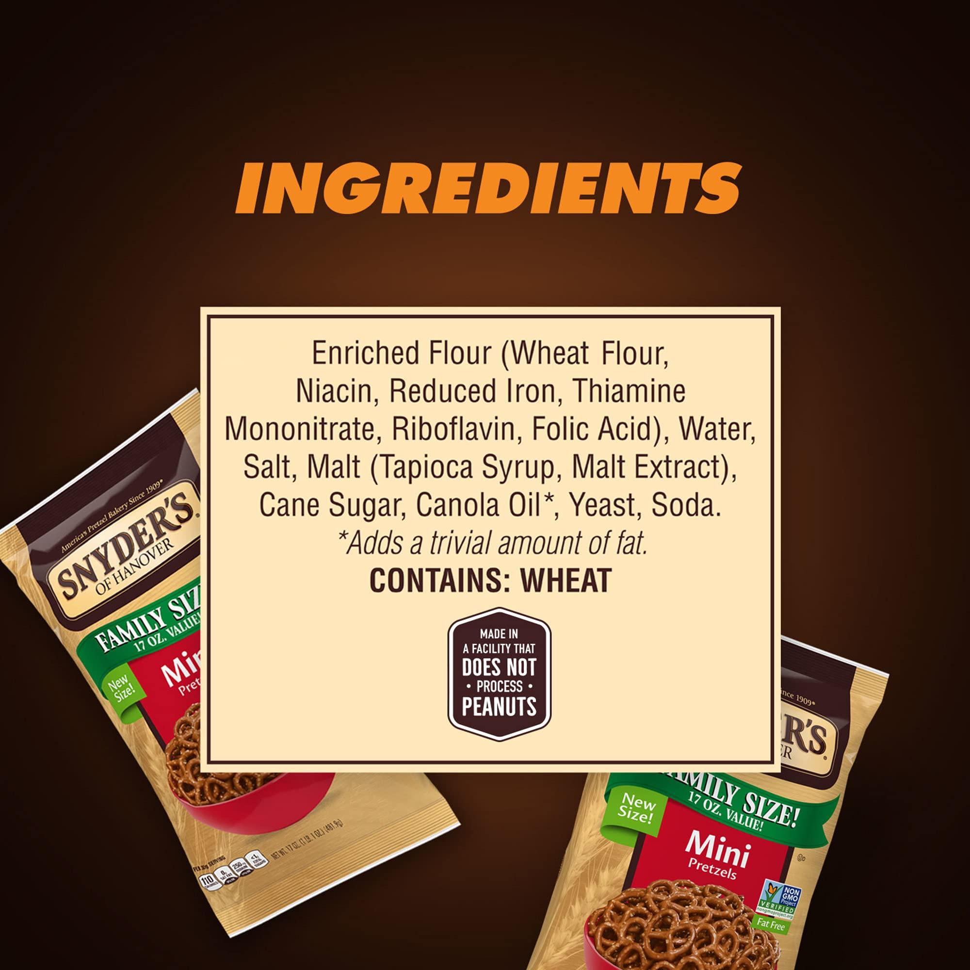 Snyder's of Hanover Snyder's Mini Pretzels 16oz (Bag of 4)