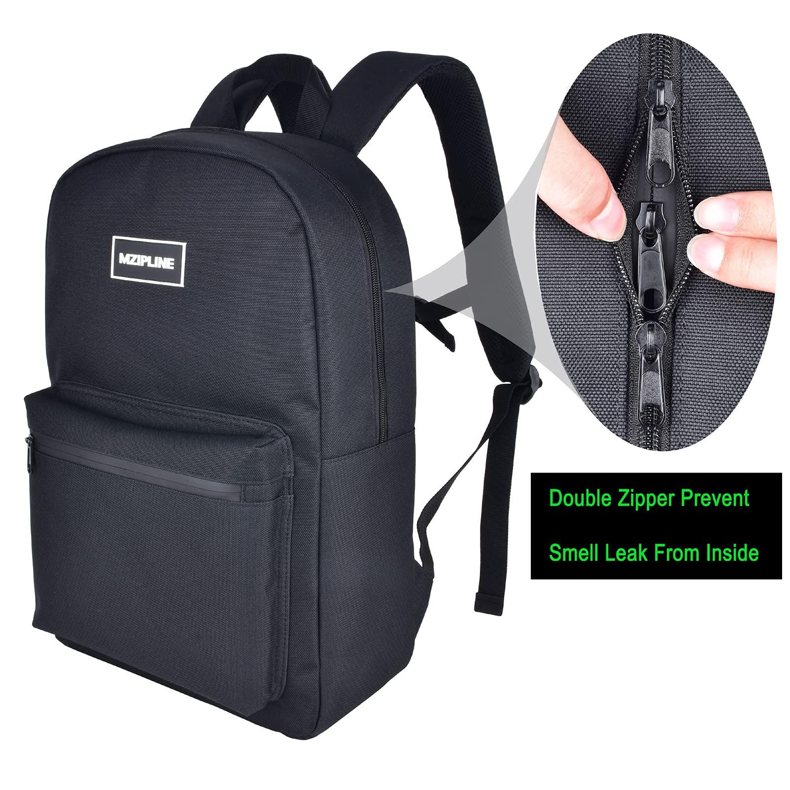 MZIPLINE MZIPLINE Smell Proof Backpack with TSA Lock and Key and Small Pink Odor Proof Case