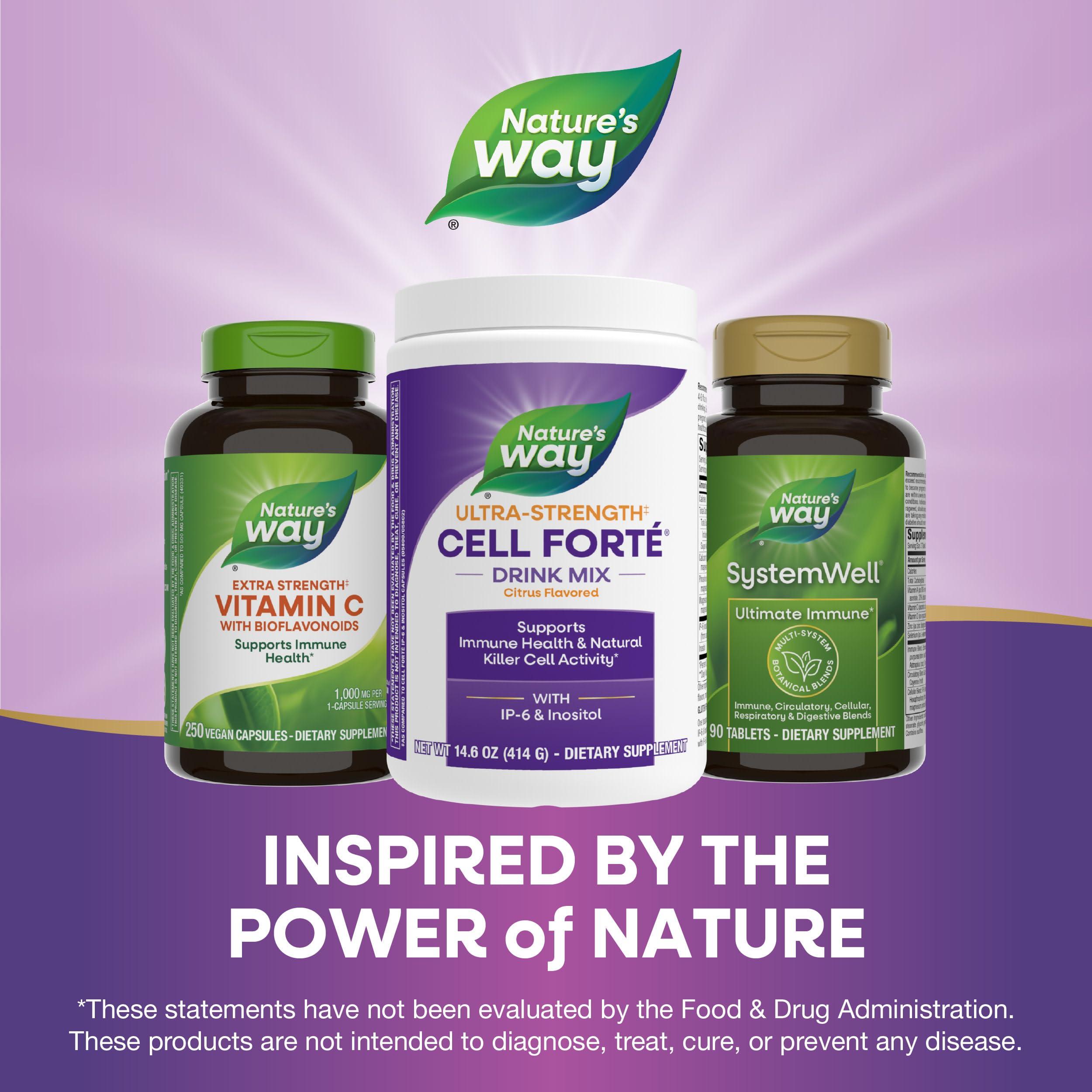 Nature's Way Nature\'s Way Cell Fort IP-6 & Inositol Ultra-Strength Powder Supplement, Immune Support*, Citrus Flavored, 14.6 Oz