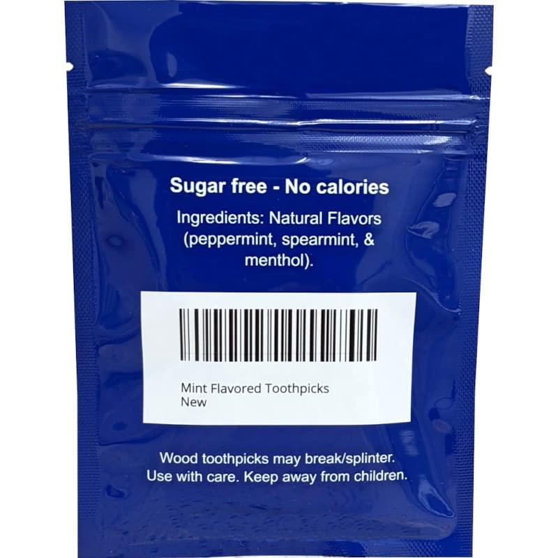 Flavor Forest Mint Flavored Toothpicks (Flat Shape) 100ct