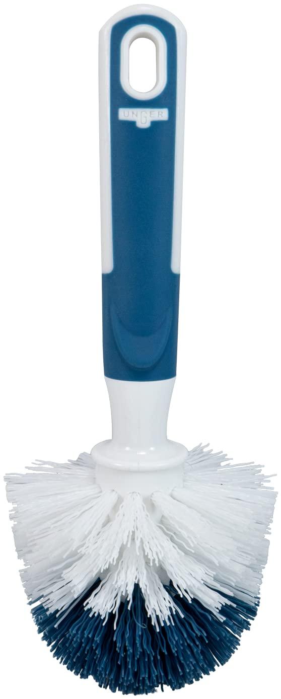Unger Unger Sink & Dish Scrub Brush Kitchen Scrub Brush, Dish Washing Scrubber, Small Cleaning Brush, Kitchen Cleaning Supplies, Non-Scratch Bristles, Glassware, Pots, Pans, Tumblers, Drains & Disposals