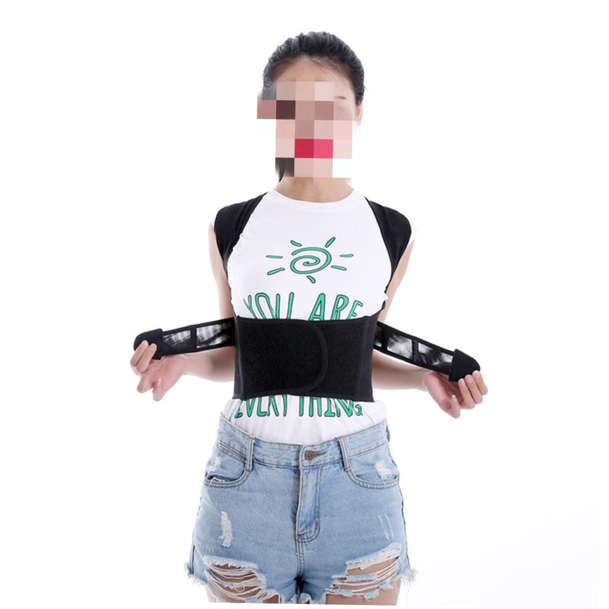 Mobestech Hunchback Brace Braces Brackets Support Belt Vest Posture Humpback Black