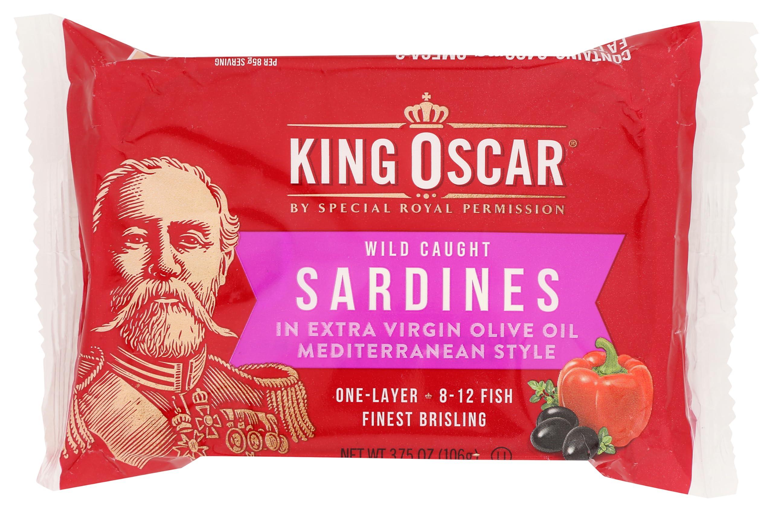 King Oscar King Oscar Mediterranean One-Layer Sardines 3.75oz