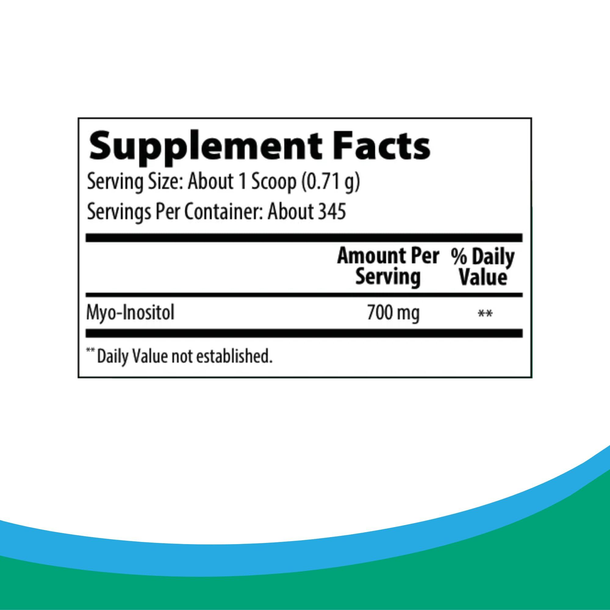 Rootcology Rootcology by Dr. Izabella Wentz | Myo-Inositol Powder | Inositol Supplement for Mood, Brain Health, and Liver Support | 250g / 345 Servings