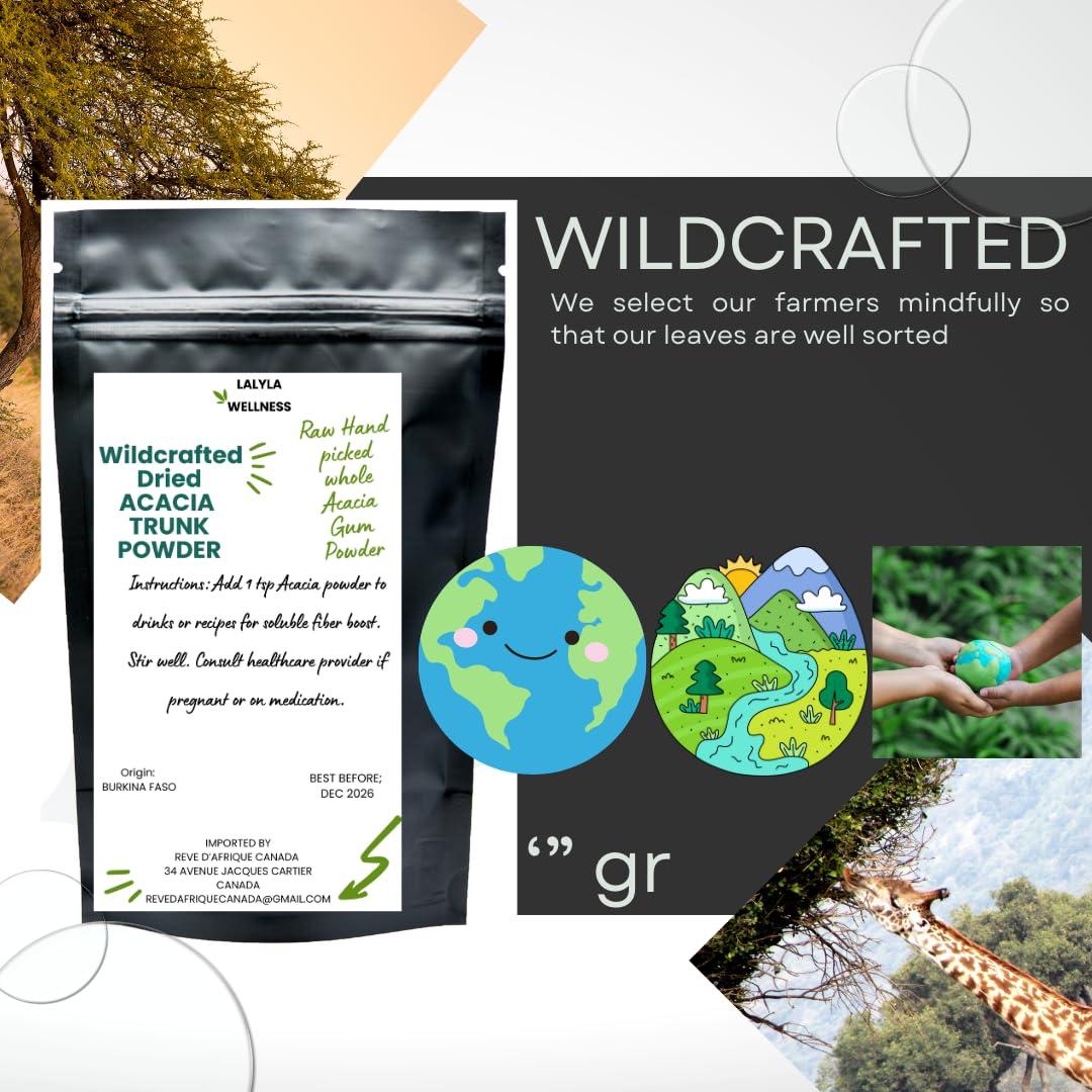 Generic Generic Acacia Fiber Powder - Acacia Senegal Fiber - Grinded Acacia Fiber Powder - Acacia Nilotica - Acacia Fibra Polvo - Poudre de Nep Nep