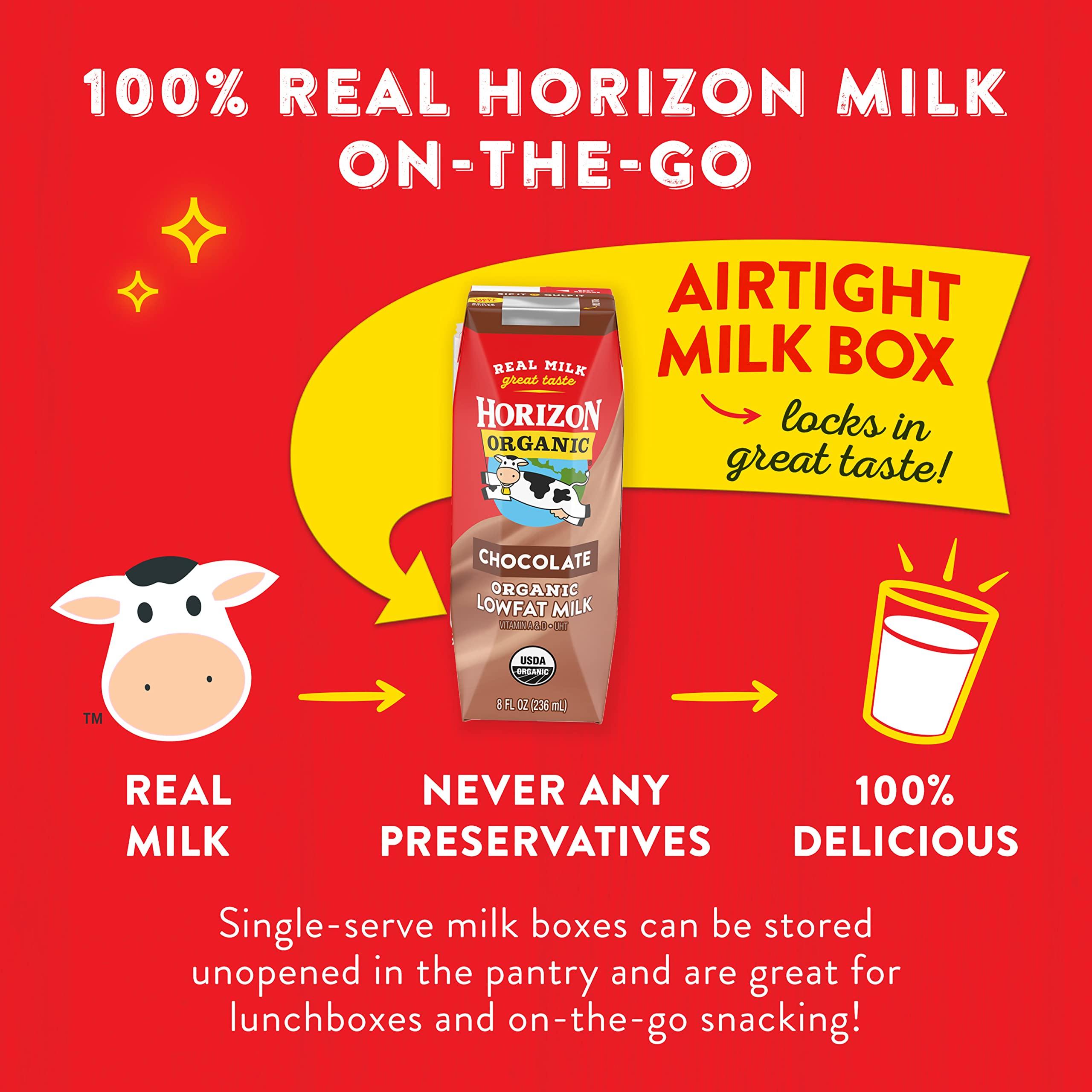 Horizon Organic Horizon Organic Shelf-Stable 1% Lowfat Milk Boxes, Chocolate, 8 Fl Oz, 6 Pack