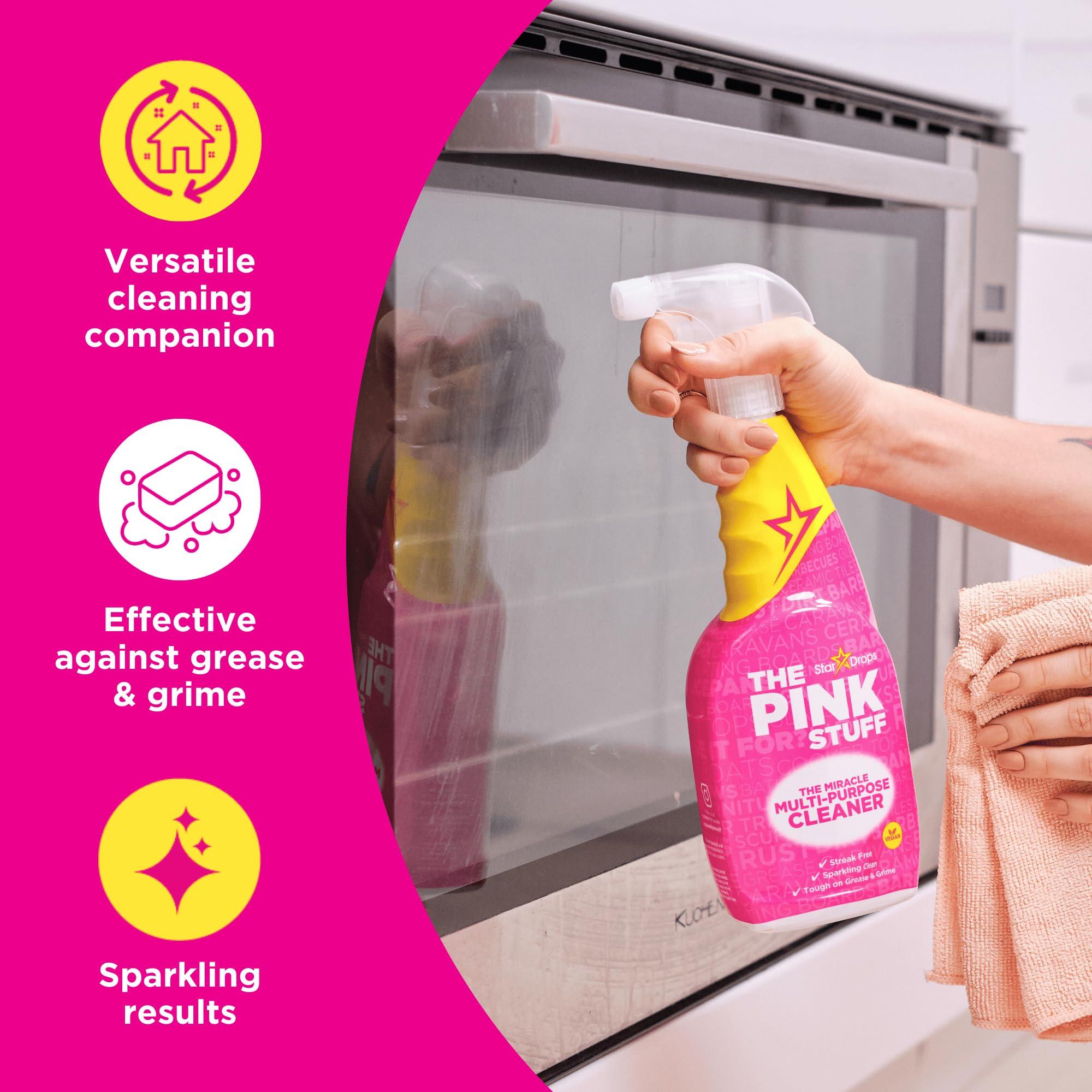 Stardrops Stardrops The Pink Stuff Ultimate Cleaning Pack Miracle Cleaning Paste, Multi-Purpose Spray & Bathroom Foam Cuts Grease, Removes Stains, Cleans Kitchens, Bathrooms, and More