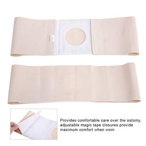 TMISHION TMISHION 3 Sizes Ostomy Belt, Unisex Ostomy Hernia Support Belt Abdominal Binder Brace Ostomy Hernia Belt Stoma Support Wraps for Prevent Parastomal Hernia Stoma Opening(XL)