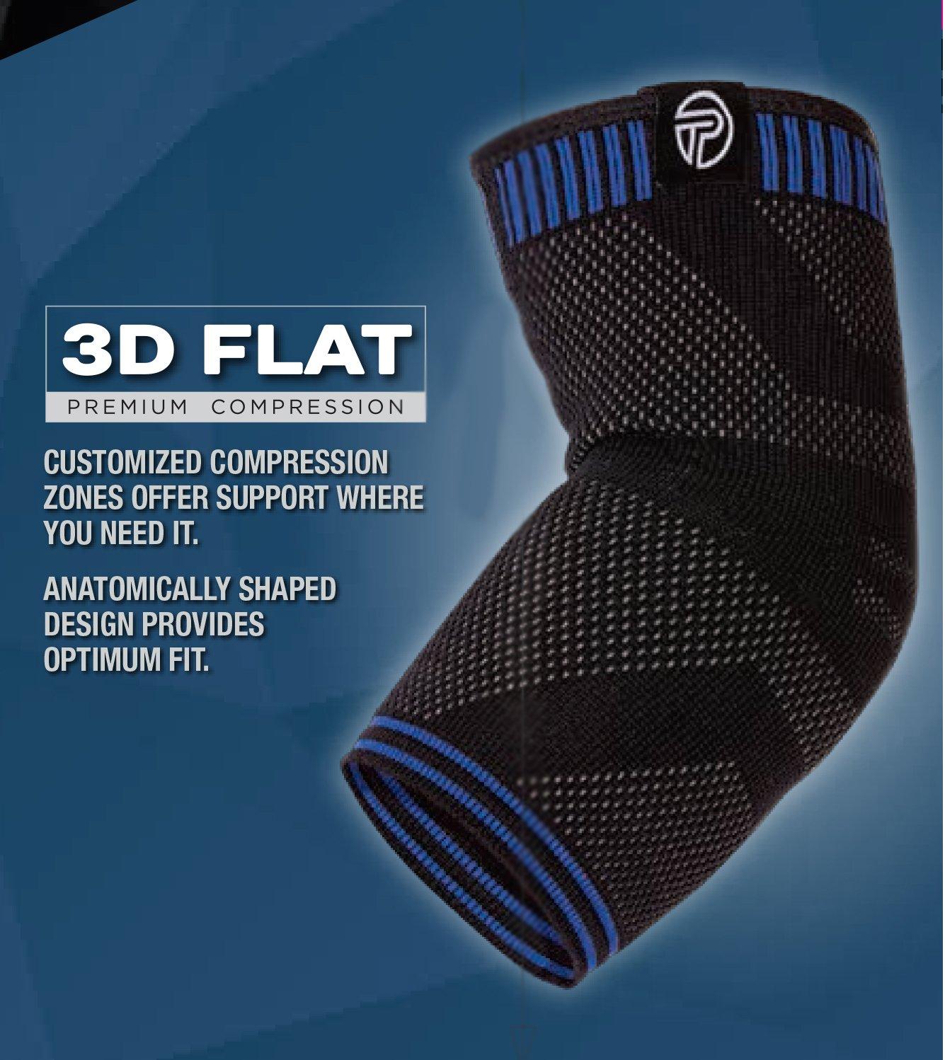 Pro-Tec Athletics Pro-Tec Athletics 3D Compression Elbow Sleeve, Small/Medium, Elbow Brace, Compression Sleeves, Pain Relief, Adjustable, Men & Women, Tennis Elbow Support, Easy to Use, Working Out, Size Small/Medium