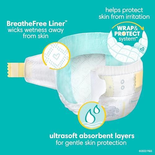 Pampers Pampers Swaddlers Disposable Baby Diapers Size 5, 132 Count with Sensitive Water Based Baby Wipes 4X Pop-Top Packs (336 Count)