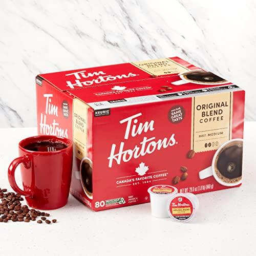 Tim Hortons Tim Hortons Original Blend, Medium Roast Coffee, Single-Serve K-Cup Pods Compatible with Keurig Brewers, 12ct K-Cups