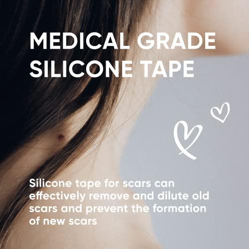 Serica Scar Gel Advanced Silicone Formula, Visibly Reduces the Appearance of Scars from Surgery, Acne, Injuries. Clinically Proven Results 1oz.