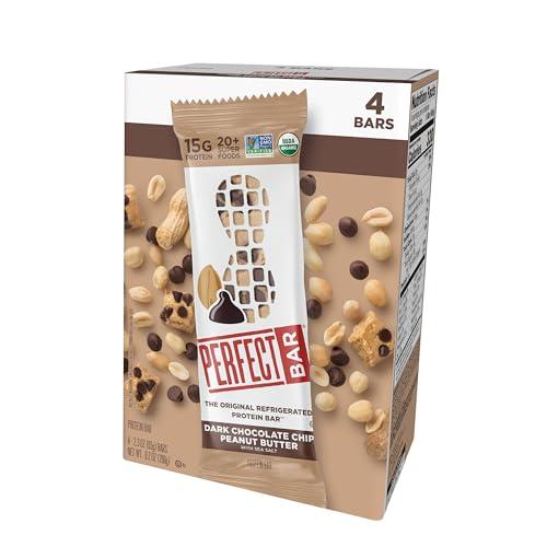 Perfect Bar Perfect Bar Gluten-Free Dark Chocolate Chip Peanut Butter Protein Bar, 4 count, 2.3 oz