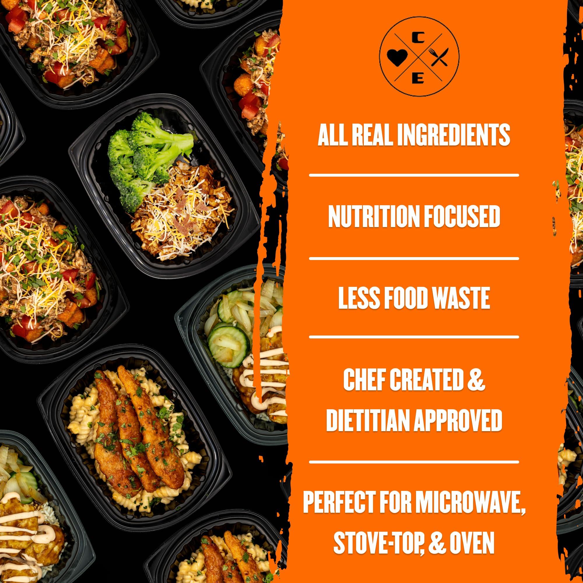 Clean Eatz Clean Eatz High Protein Meal Plan Kit, Prepared Frozen Meals, Calorie-Controlled Entree Pack, High Calorie, Nutrients Dense, Pack of 6 Prepared Meals, Single Serving, Lunch & Dinner
