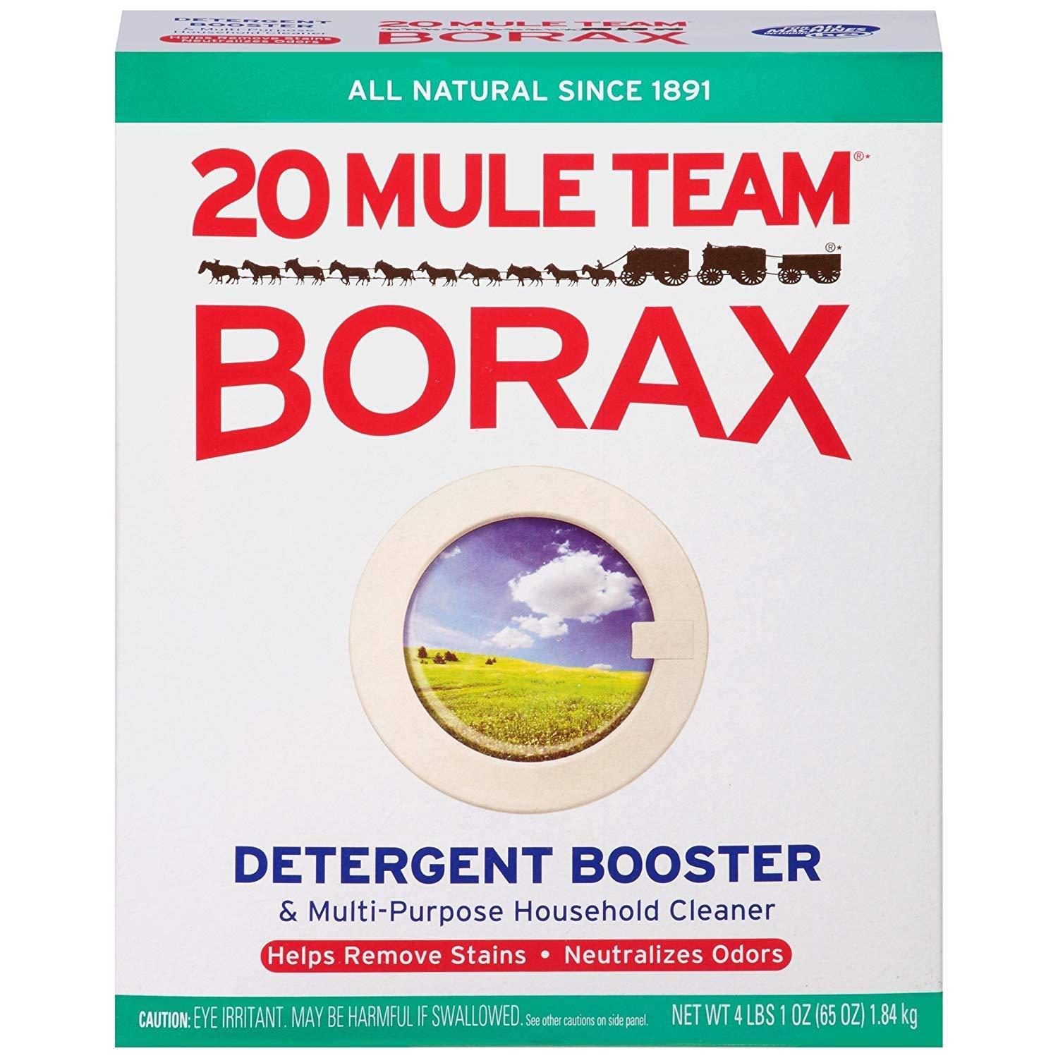 20 Mule 20 Mule Team Borax Natural Laundry Booster, 65 oz