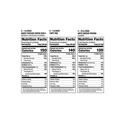 Utz Utz Snack Variety Pack Individual Snacks, Includes Potato Chips, Cheese Curls, Popcorn, and Party Mix, Crunchy Travel Snacks for Lunches, Vending Machines, and Enjoying on the Go (Pack of 42)
