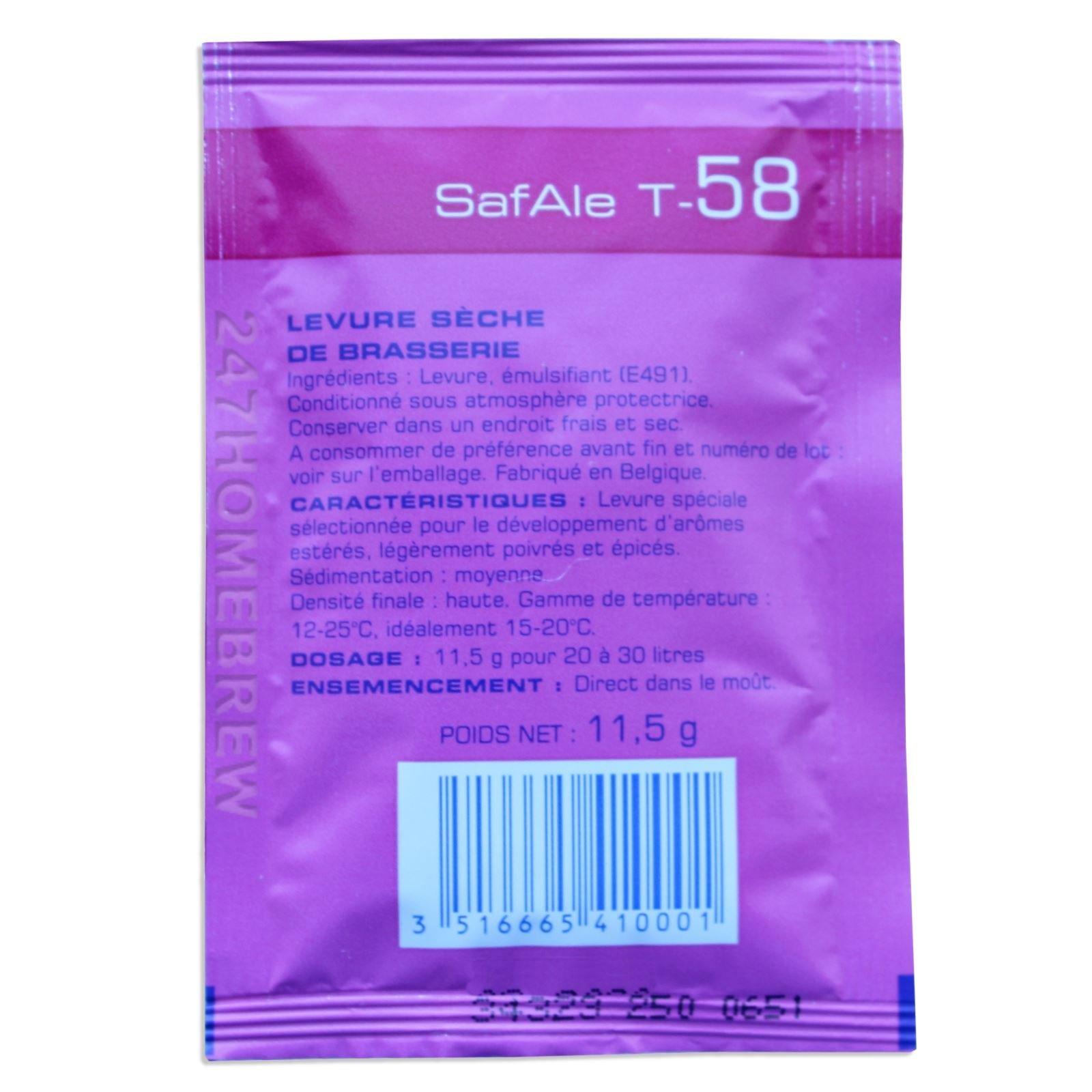 Safbrew Safbrew T-58 Ale Yeast, 11.5g