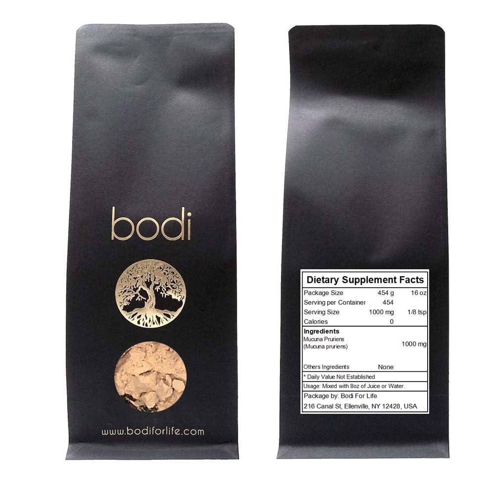 bodi bodi : Mucuna Pruriens Powder | 4oz to 5lb | 100% Pure Natural Hand Crafted (5 lb)