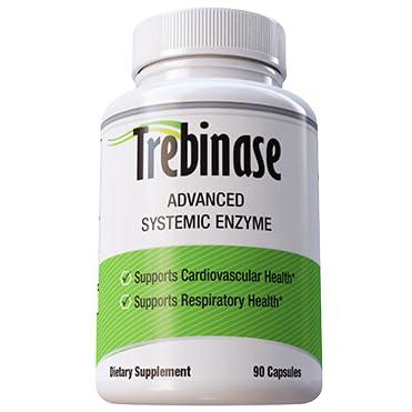 Trebinase Trebinase Mens Health Platinum Peyronies Package - Great for Reverse Scarring, Immune Health and Curvature. Systemic Enzymes Combined with Vitamin D3 5,000 IU's.