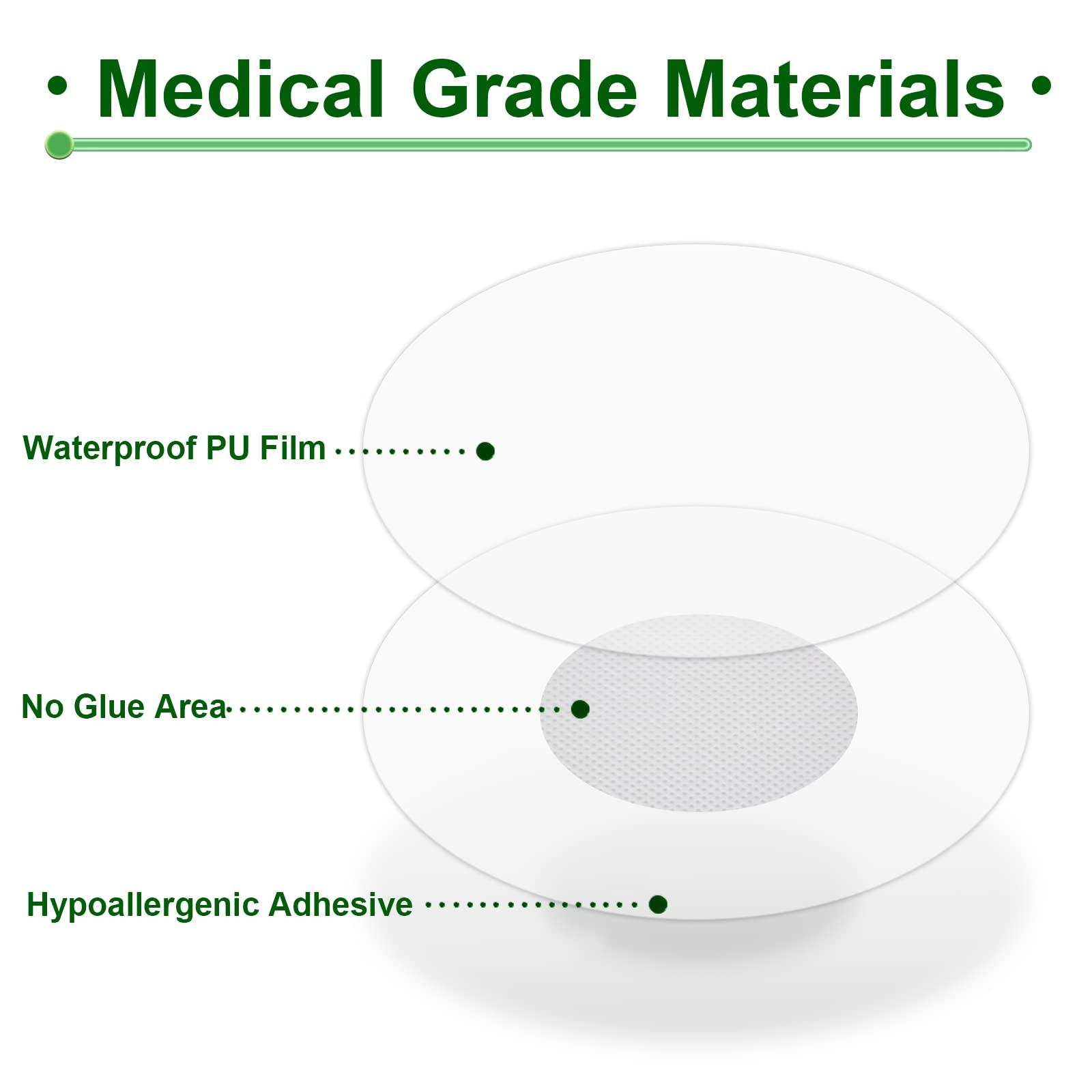 funpatch funpatch G7 Adhesive Patches Waterproof Premium Transparent Overpatch for G7 & Stelo Non-Glue Central Full Cover Patches Film Tape Hypoallergenic & Latex-Free 10 Days Long Stay, 55Pack