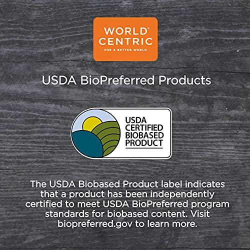 World Centric World Centric Fiber Hinged Containers, Pizza/Flatbread Containers, 6.6 x 13.7 x 1.3, Natural, Paper, 200/Carton