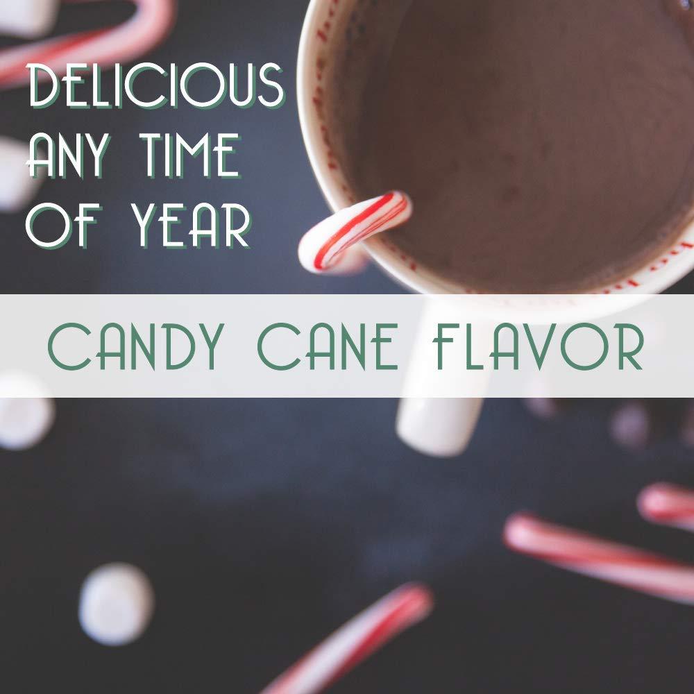 Joe's Syrup Joe’s Syrup Organic Flavored Syrup, Organic Candy Cane Mint, 750 ml (3 Pack)