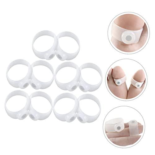 GLEAVI GLEAVI Toe Ring Magnet 20 Pairs Toe Ring Home Acupoint Covers Elastic Toe Cover Ring Versatile Acupoint Covers Practical Acupoint Ring Toe Magnetic Tool Travel Massage Elastic Band