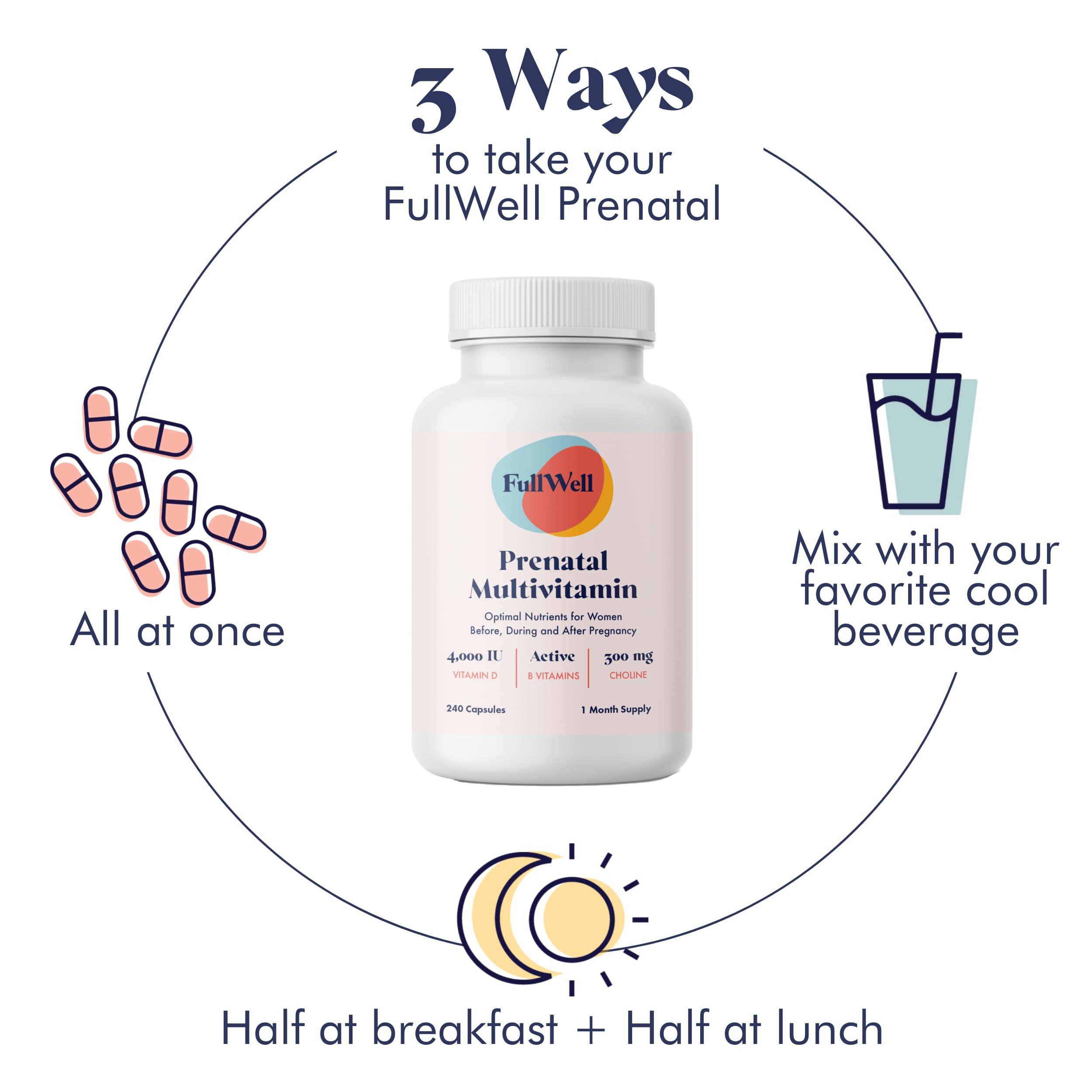 FullWell FullWell Prenatal Vitamins | choline,